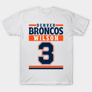 Denver Broncos Wilson 3 Edition 3 T-Shirt